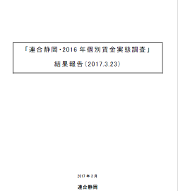 2016年個別賃金実態調査