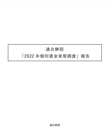 2022年個別賃金実態調査