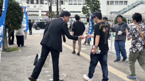 【静岡地協】駅頭街宣（静岡駅南口）