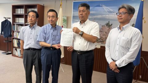 鈴木康友県知事への労働政策制度要請