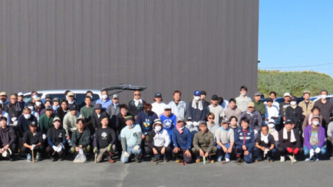 【中遠地協】袋井市「グリーンウェーブ活動」松林下草刈りに参加しました！
